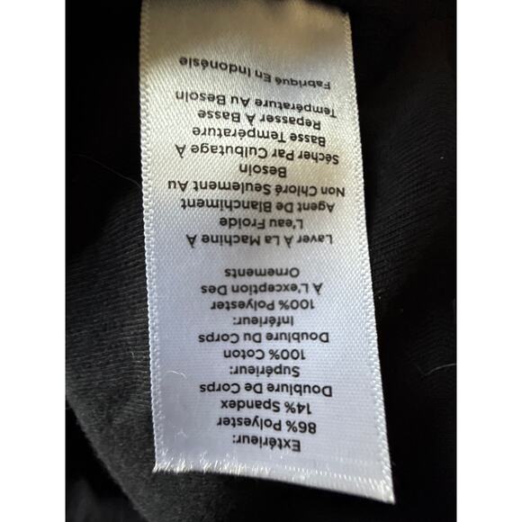 Talbots Fleece Lined Pants Black Softshell Athletic Warm Size 16WP EUC - Picture 10 of 11